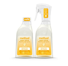 super shine foaming dish soap starter set - coastal citron