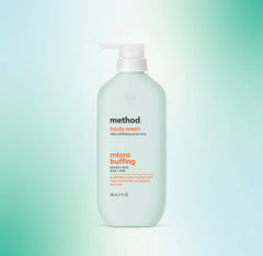 body wash tonic - micro buffing, bamboo dust, AHA + PHA
