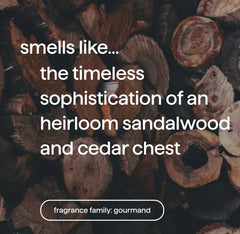 foaming hand wash - sandalwood + cedar