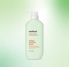 body wash tonic - micro buffing, bamboo dust , AHA + PHA