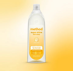 super shine liquid dish soap - coastal citron