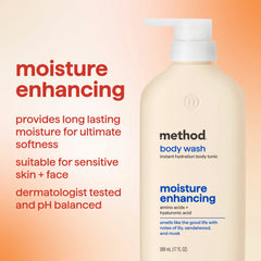 body wash tonic - moisture enhancing, amino acids + hyaluronic acid