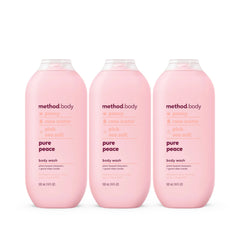 pure peace body wash 3-count bundle