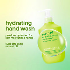hydrating serum hand wash - mindful matcha