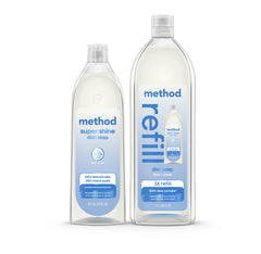 super shine liquid dish soap starter set - free + clear
