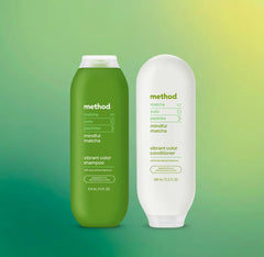 vibrant color shampoo + conditioner bundle - mindful matcha