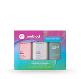 travel-sized gift set body wash trio