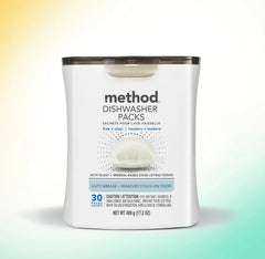 dishwasher packs - free + clear