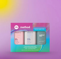 travel-sized gift set body wash trio