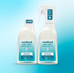 super shine foaming dish spray starter set - dewy daze