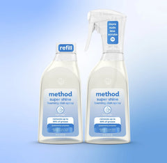 super shine foaming dish spray starter set - free + clear