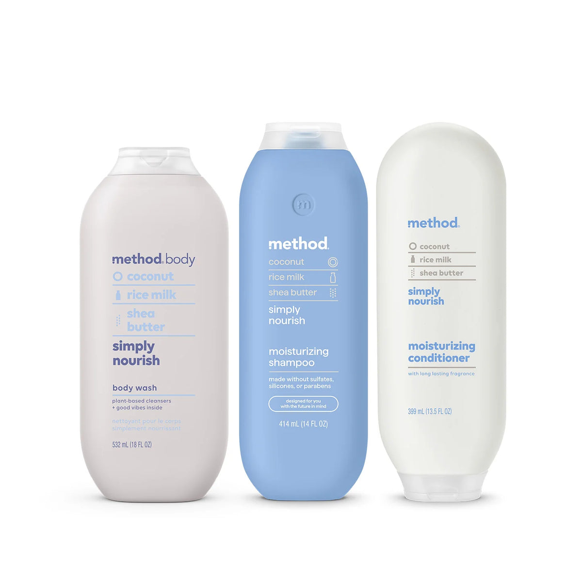 shower trio - simply nourish