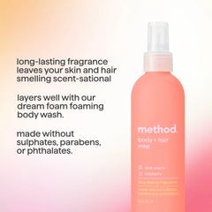 body + hair mist - dark cherry + raspberry