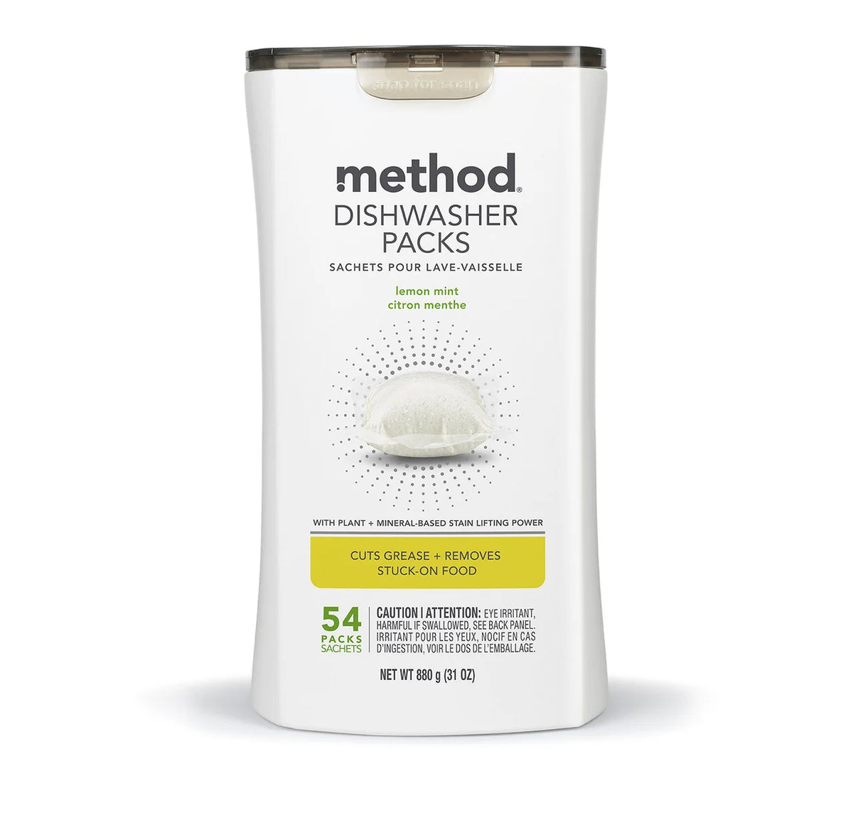 dishwasher packs - lemon mint