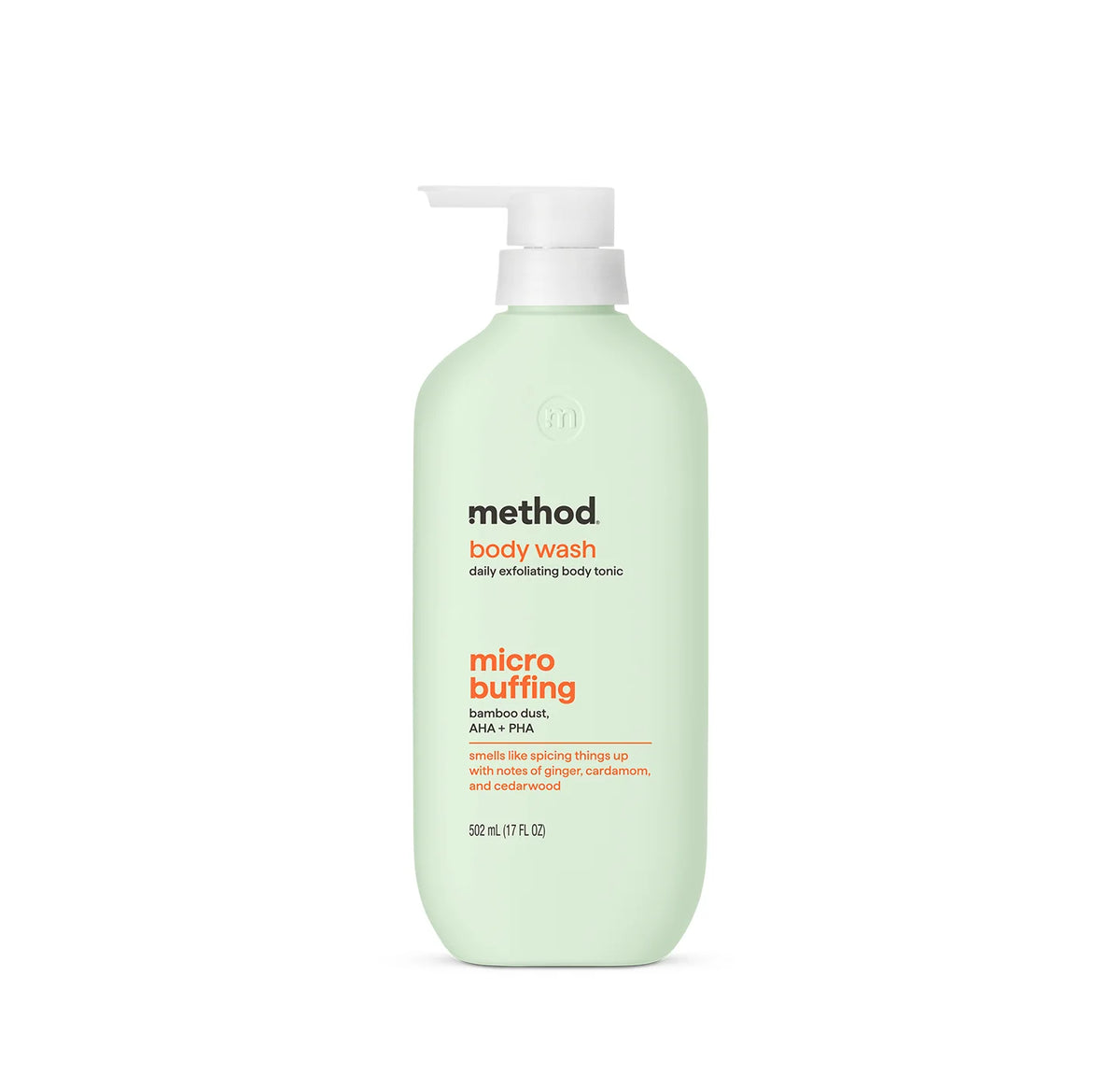 body wash tonic - micro buffing, bamboo dust , AHA + PHA