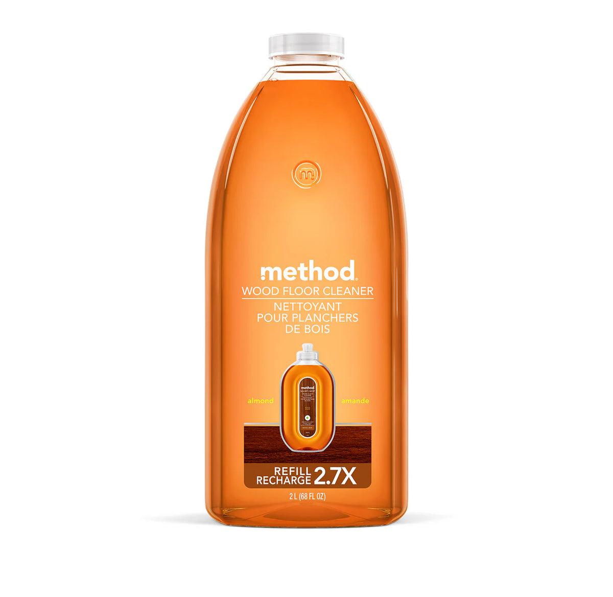 squirt + mop hardwood floor cleaner refill - almond