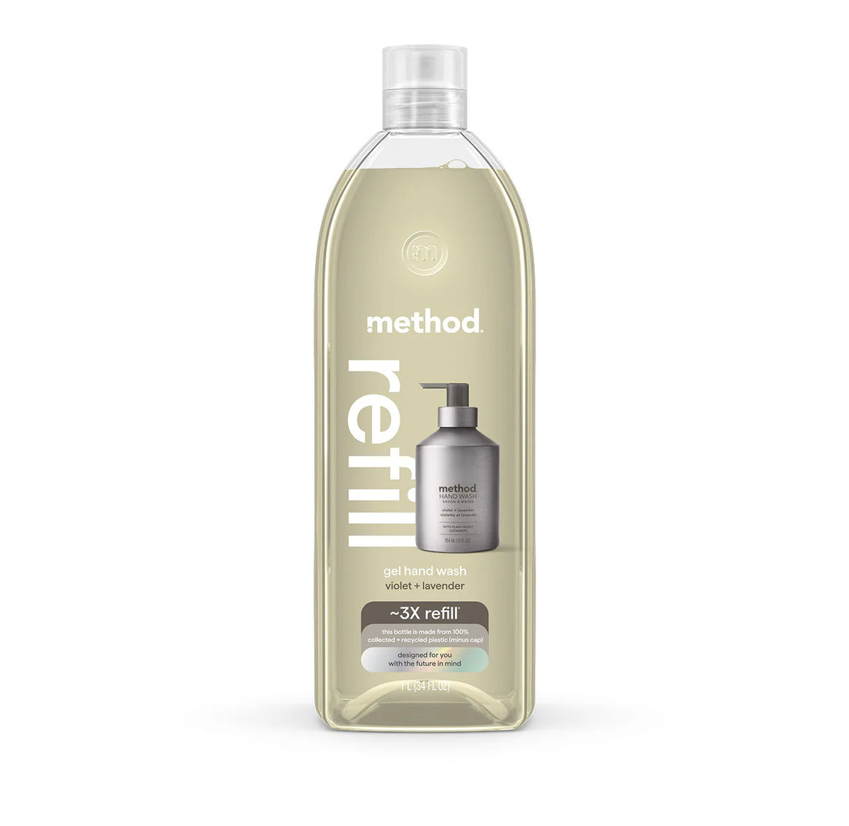 gel hand wash refill - violet + lavender