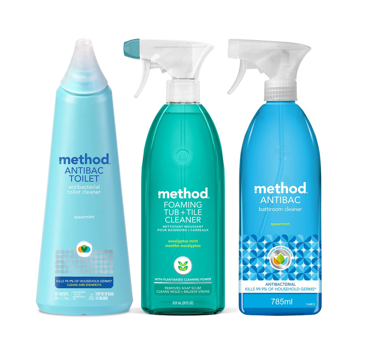 bathroom cleaning variety trio