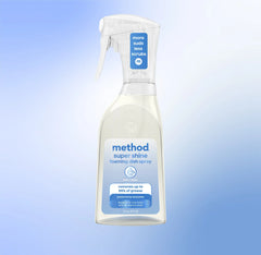super shine foaming dish spray - free + clear