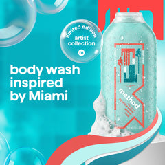 limited edition body wash, artist collection, miami