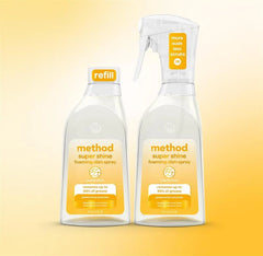 super shine foaming dish soap starter set - coastal citron