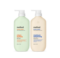 micro buffing + moisture enhancing body wash tonic bundle
