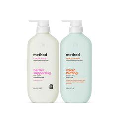 soft radiance barrier supporting + micro buffing body wash tonic bundle
