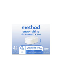 super shine dishwasher tablets - free + clear