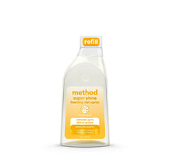 super shine foaming dish spray refill - coastal citron