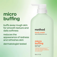 micro buffing + moisture enhancing body wash tonic bundle