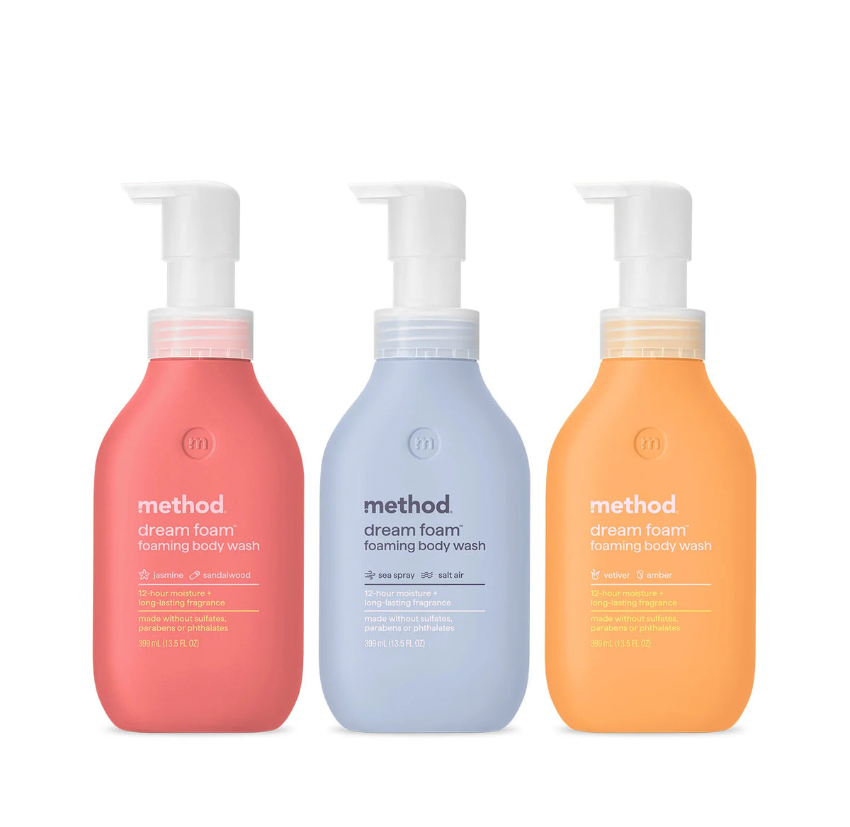 dream foam foaming body wash variety trio