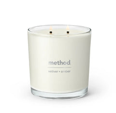 premium soy candle - vetiver + amber