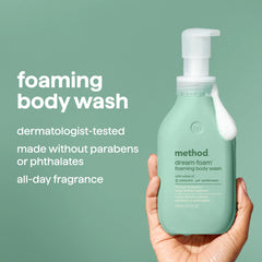 dream foam | foaming body wash - pistachio + vanilla