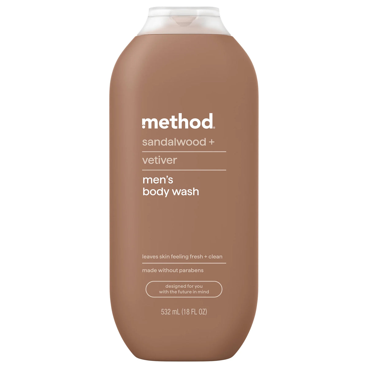 men's body wash - sandalwood + vetiver