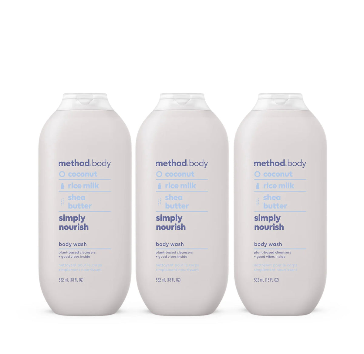 simply nourish body wash 3-count bundle
