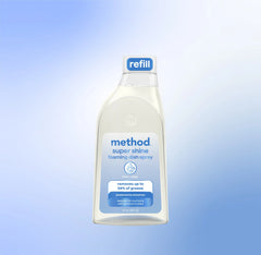 super shine foaming dish spray refill - free + clear