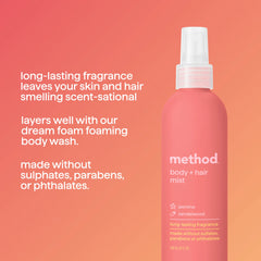 body + hair mist - jasmine + sandalwood