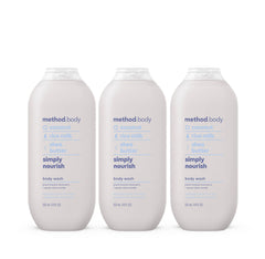 simply nourish body wash 3-count bundle