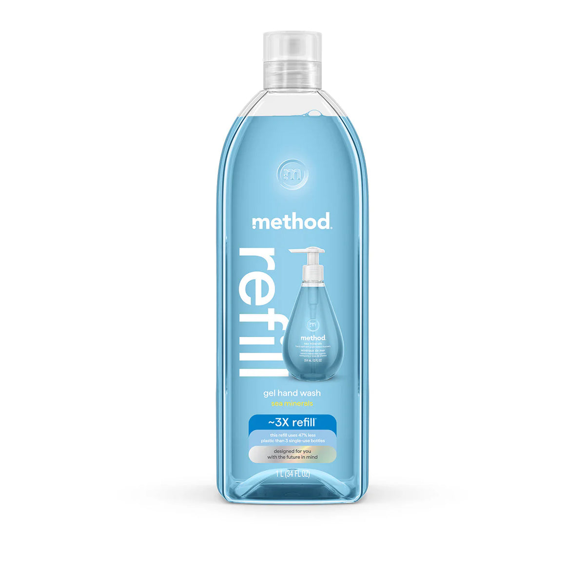 gel hand wash refill - sea minerals