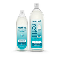 super shine liquid dish soap starter set - dewy daze
