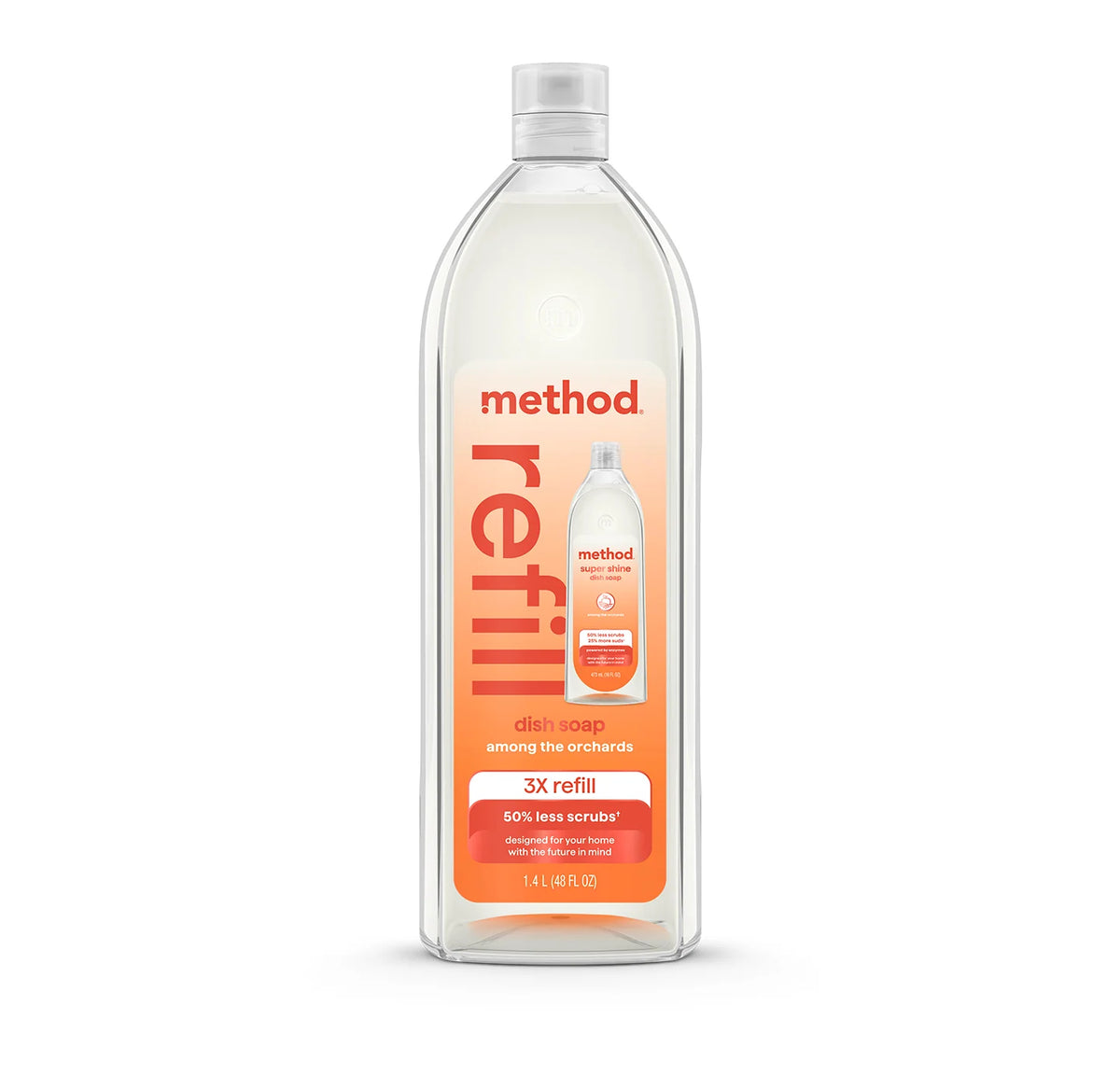 super shine liquid dish soap refill - among the orchards