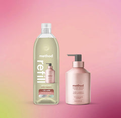 gel hand wash starter set - vanilla + raspberry