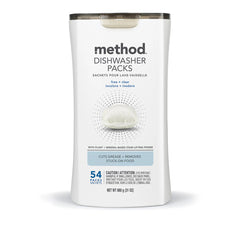 dishwasher packs - free + clear