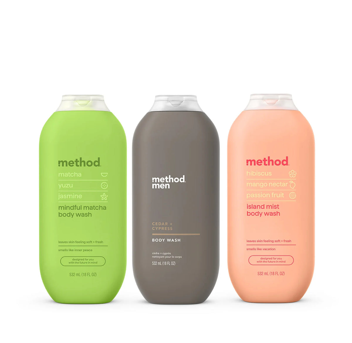 body wash variety trio