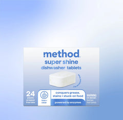 super shine dishwasher tablets - free + clear