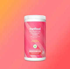 all-purpose cleaning wipes - pink grapefruit