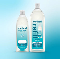 super shine liquid dish soap starter set - dewy daze