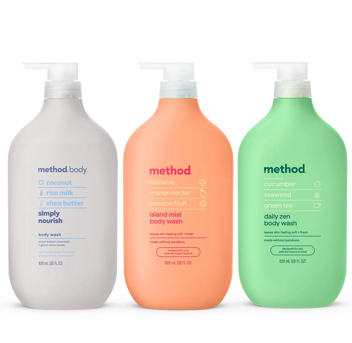 body wash trio