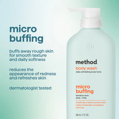 smooth hydration micro buffing + moisture enhancing body wash tonic bundle